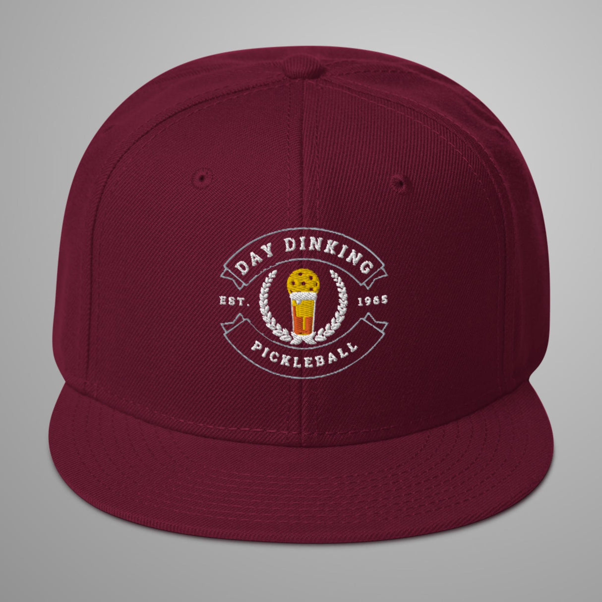 Day Dinking Beer Mug Pickleball Snapback Hat