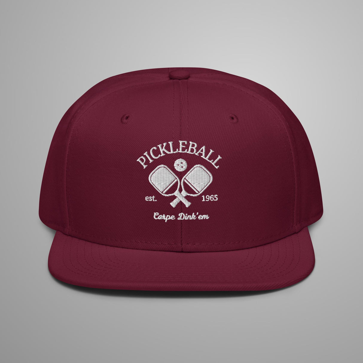 Carpe Dink'em Pickleball Snapback Hat