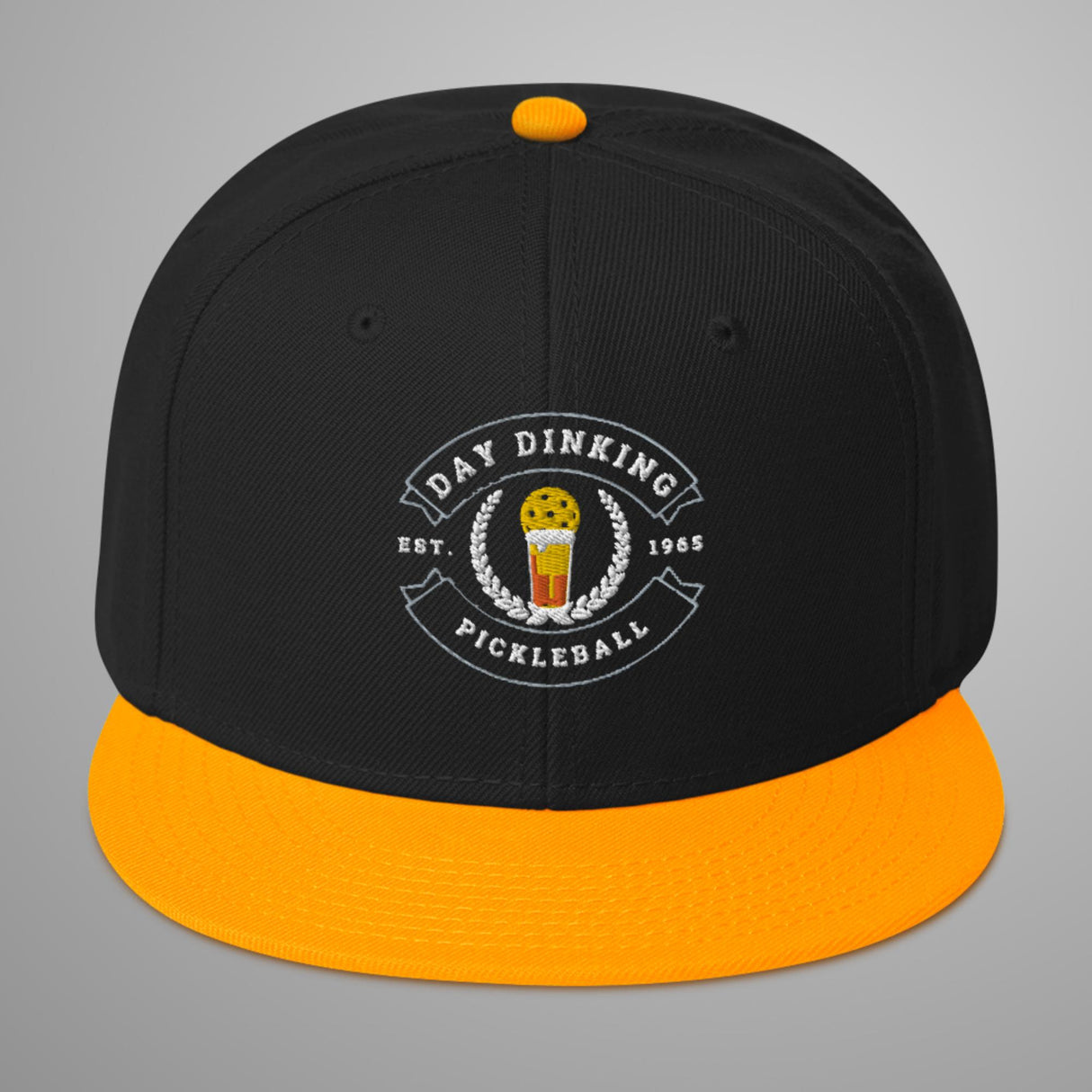 Day Dinking Beer Mug Pickleball Snapback Hat