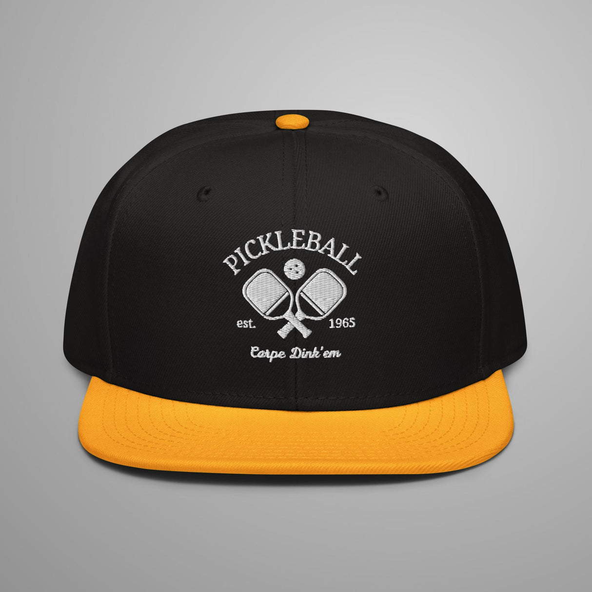 Carpe Dink'em Pickleball Snapback Hat