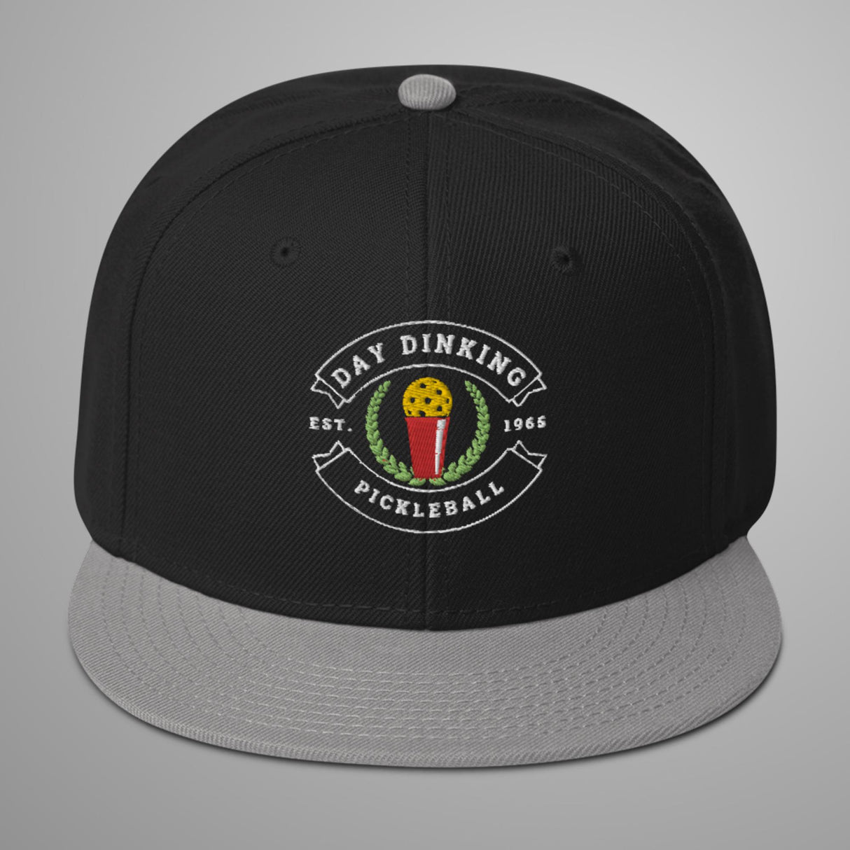 Day Dinking Solo Cup Pickleball Snapback Hat