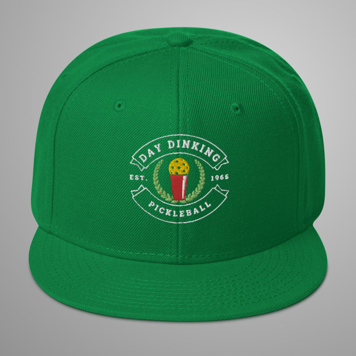 Day Dinking Solo Cup Pickleball Snapback Hat