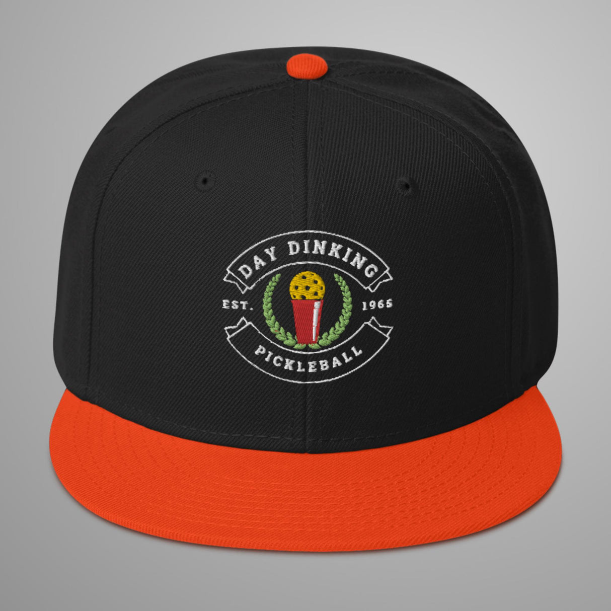 Day Dinking Solo Cup Pickleball Snapback Hat