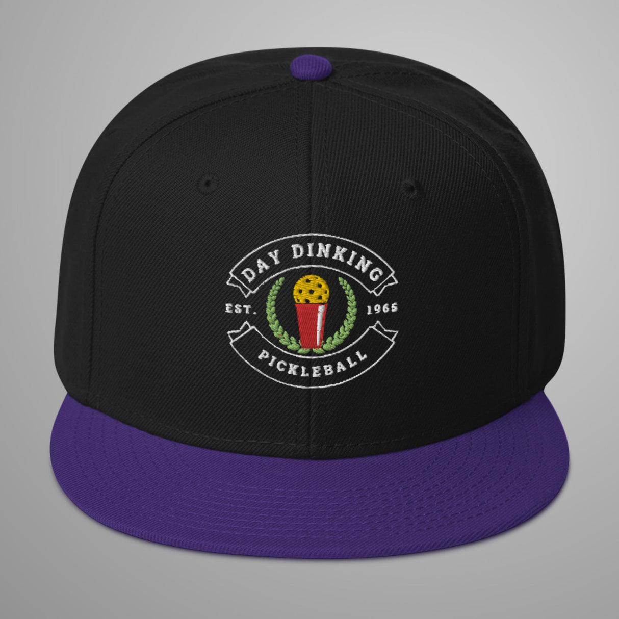 Day Dinking Solo Cup Pickleball Snapback Hat