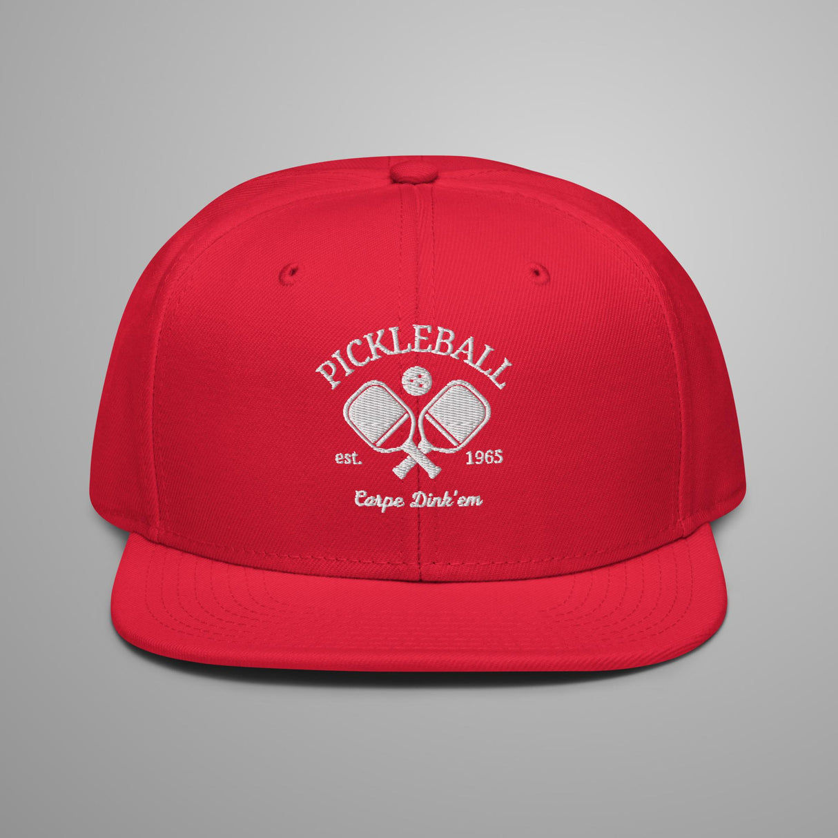 Carpe Dink'em Pickleball Snapback Hat