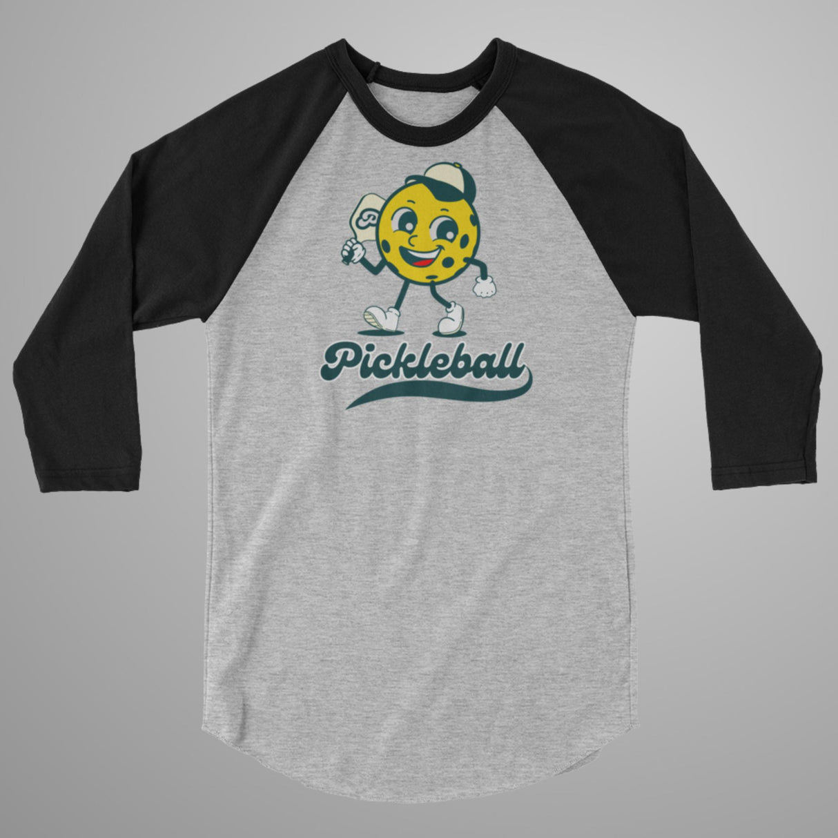 Pickleball Pete 3/4 Seeve Raglan Shirt