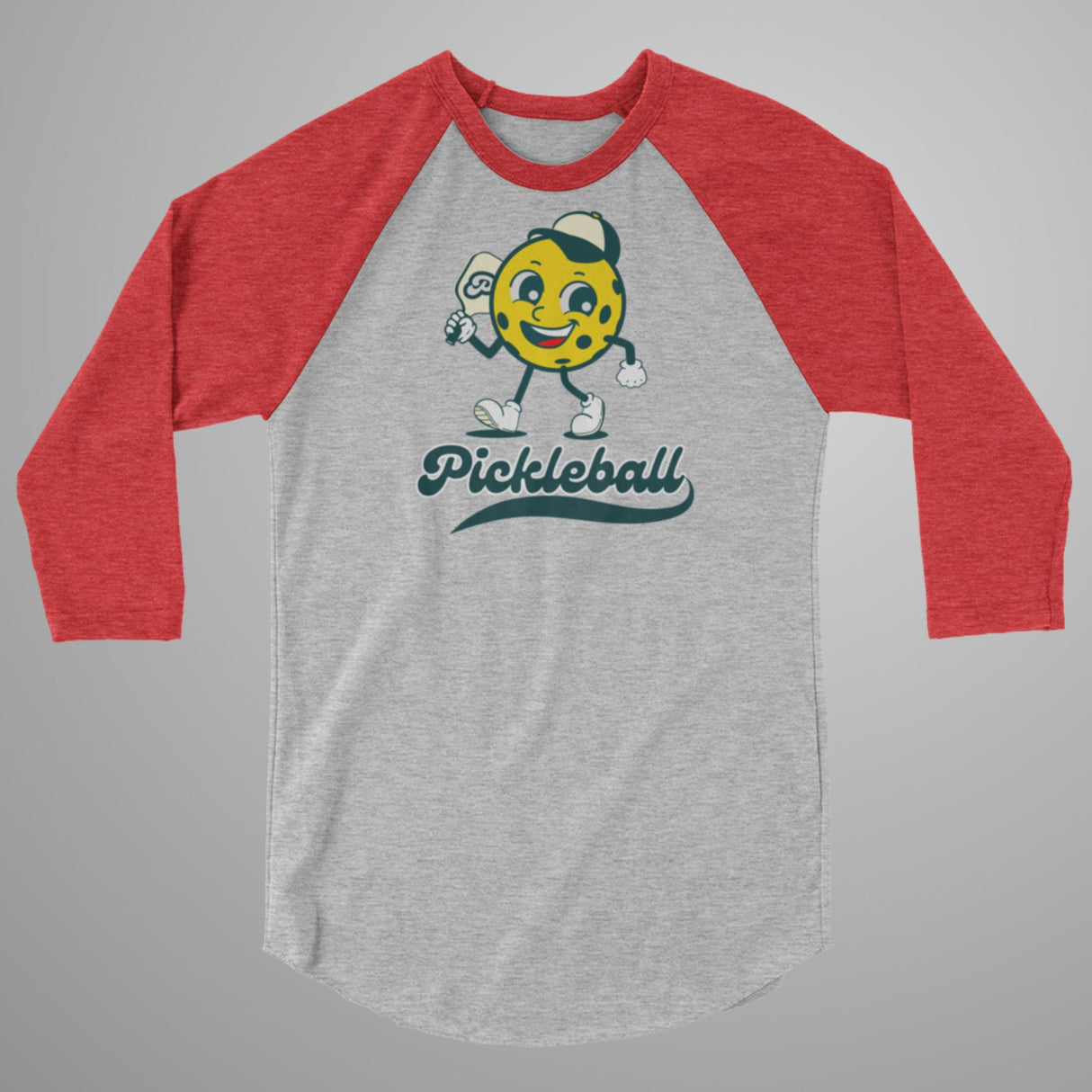 Pickleball Pete 3/4 Seeve Raglan Shirt