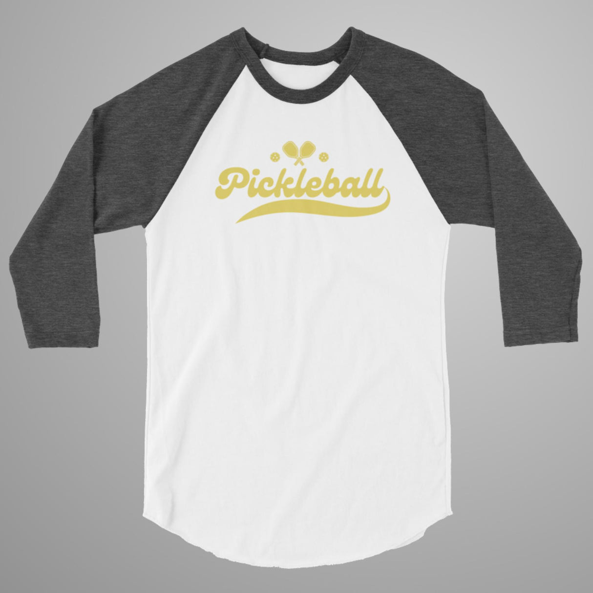 Pickleball Swoosh 3/4 Sleeve Raglan Shirt