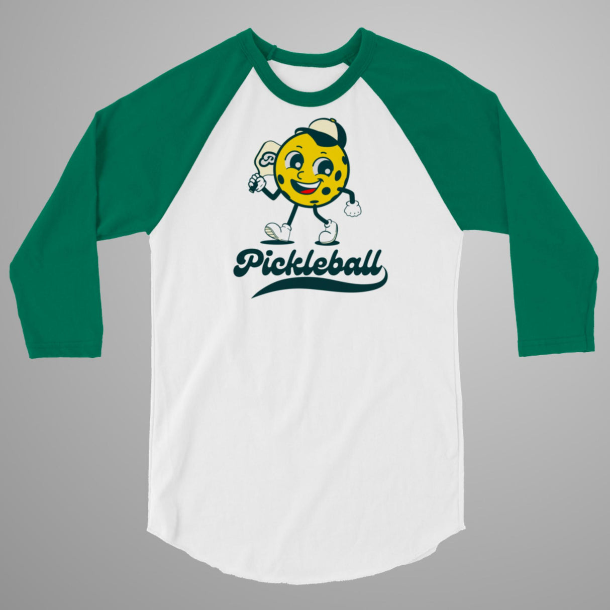 Pickleball Pete 3/4 Seeve Raglan Shirt