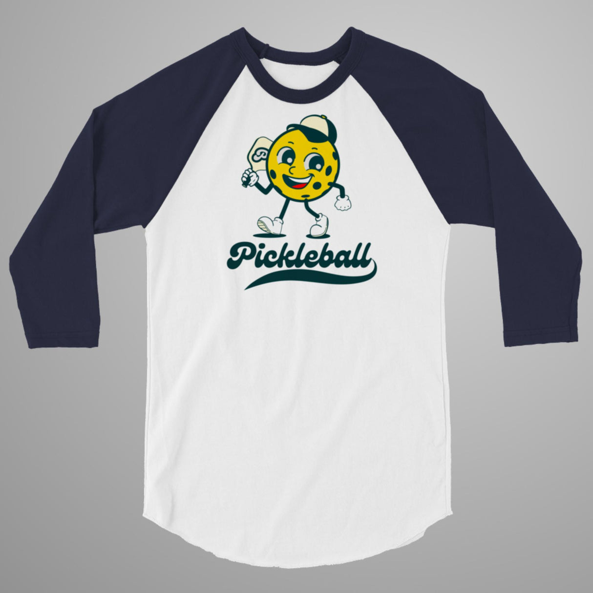 Pickleball Pete 3/4 Seeve Raglan Shirt