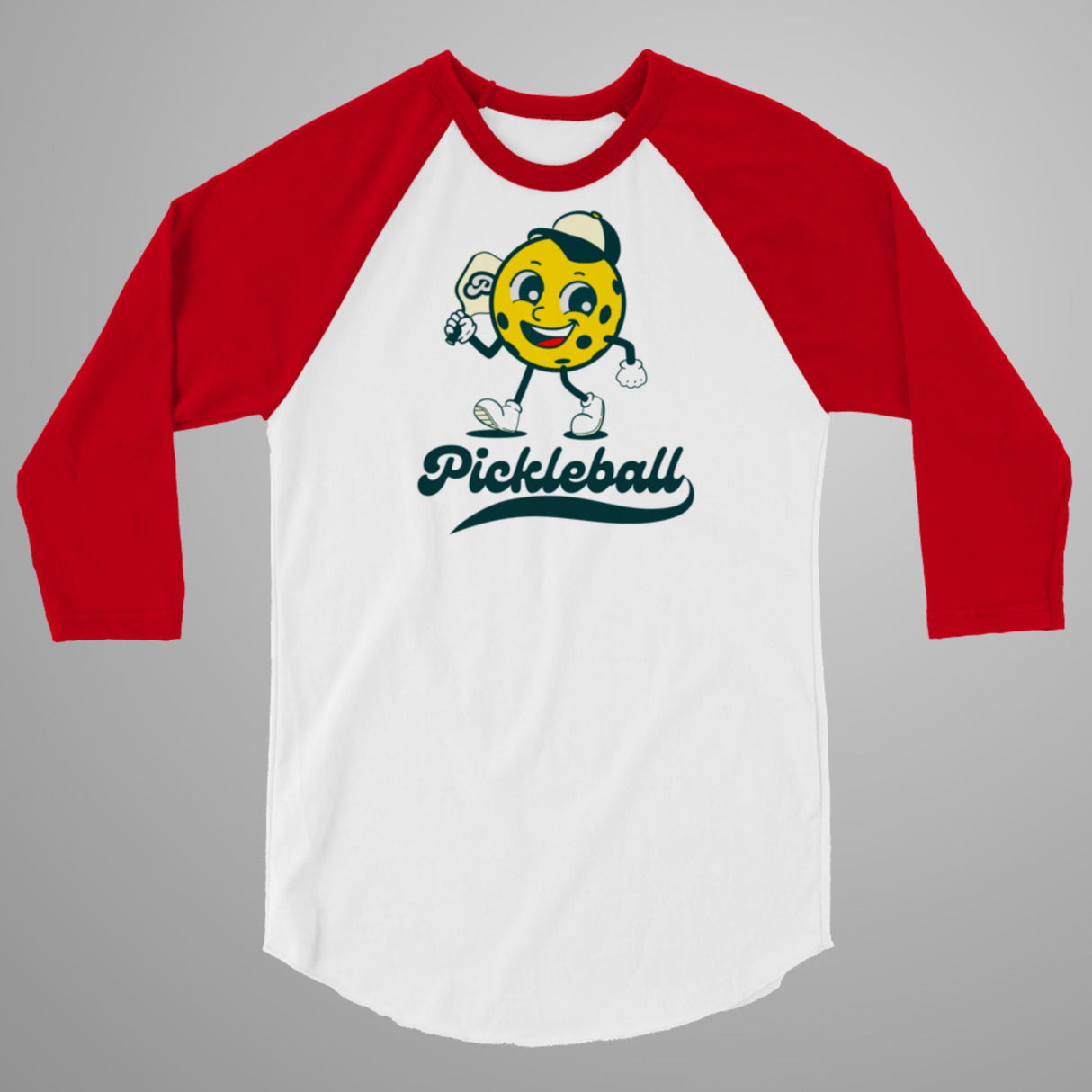 Pickleball Pete 3/4 Seeve Raglan Shirt