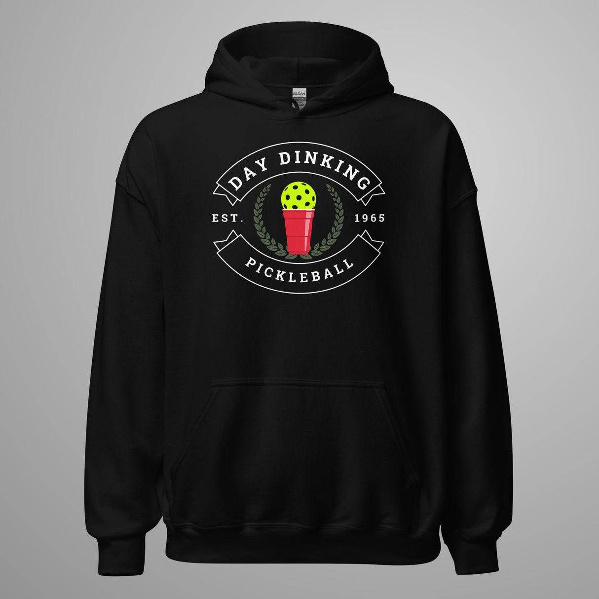 Day Dinking Solo Cup Pickleball Hoodie
