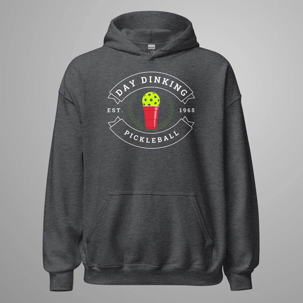 Day Dinking Solo Cup Pickleball Hoodie