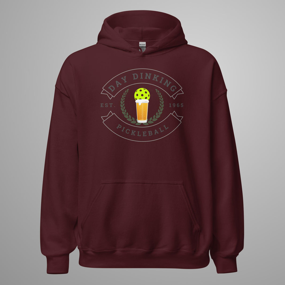 Day Dinking Beer Mug Pickleball Hoodie