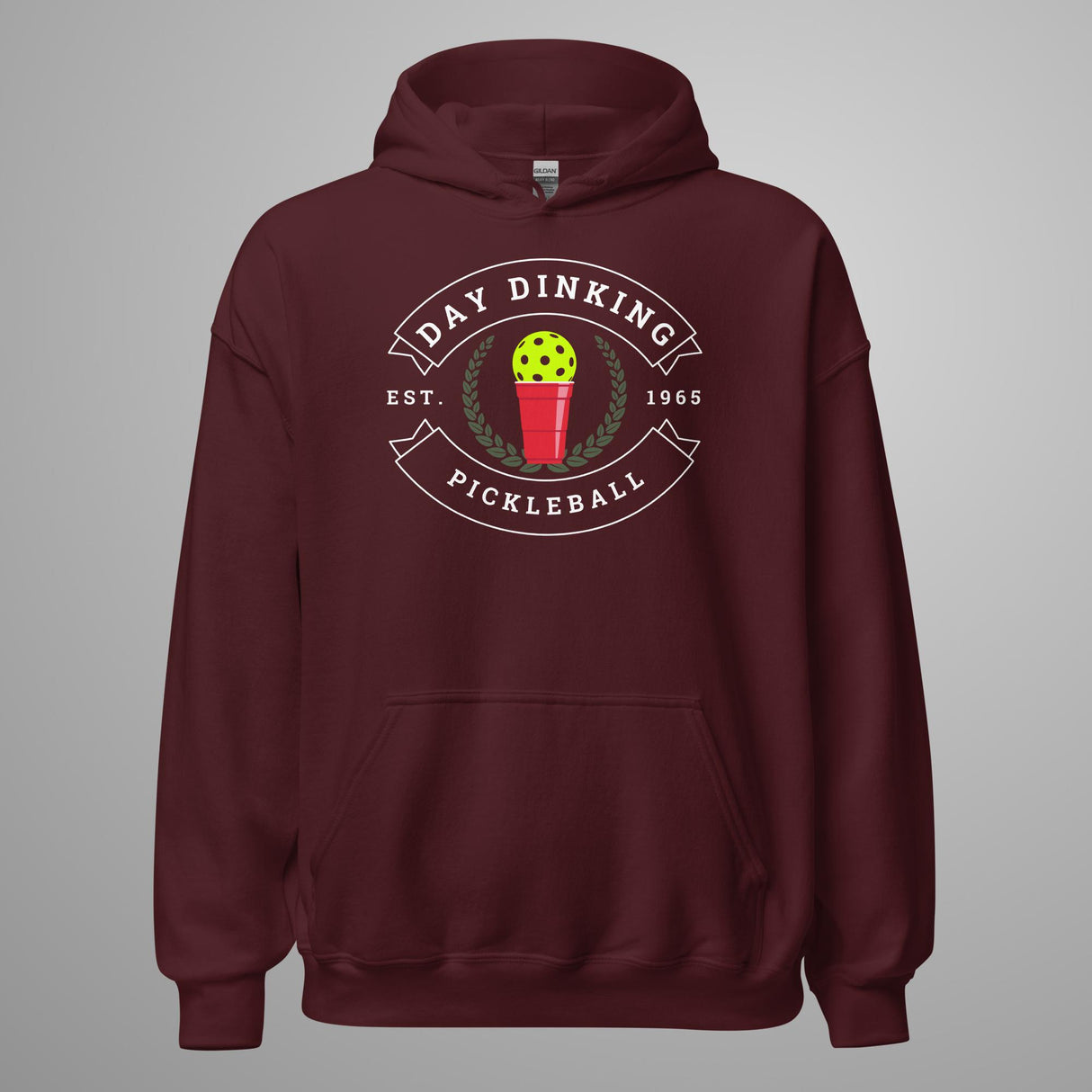Day Dinking Solo Cup Pickleball Hoodie