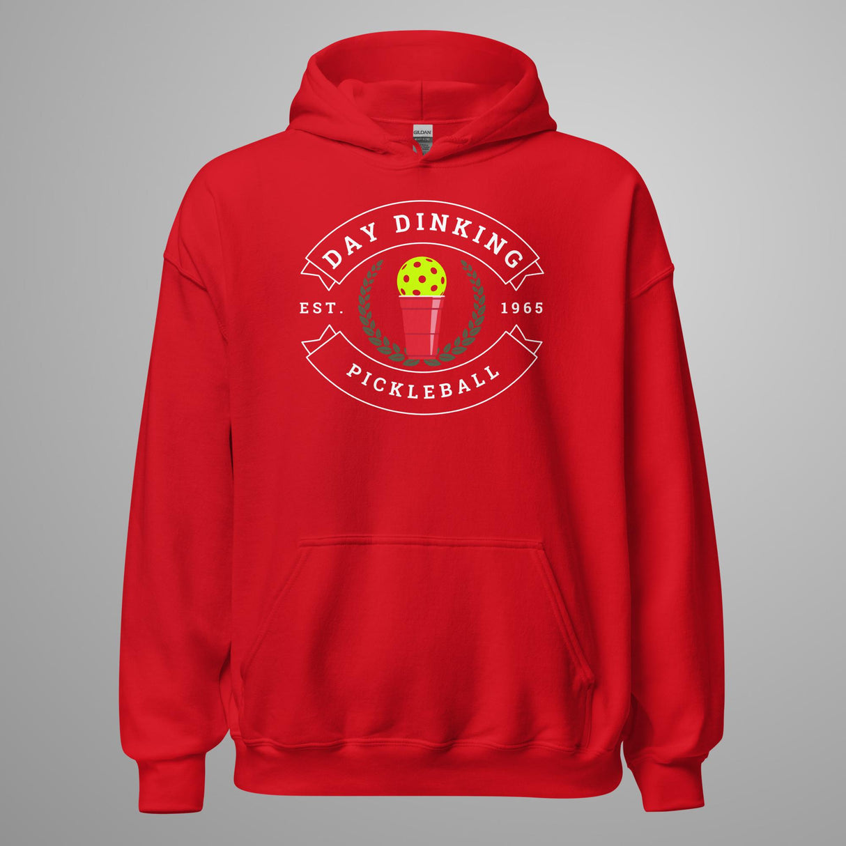 Day Dinking Solo Cup Pickleball Hoodie