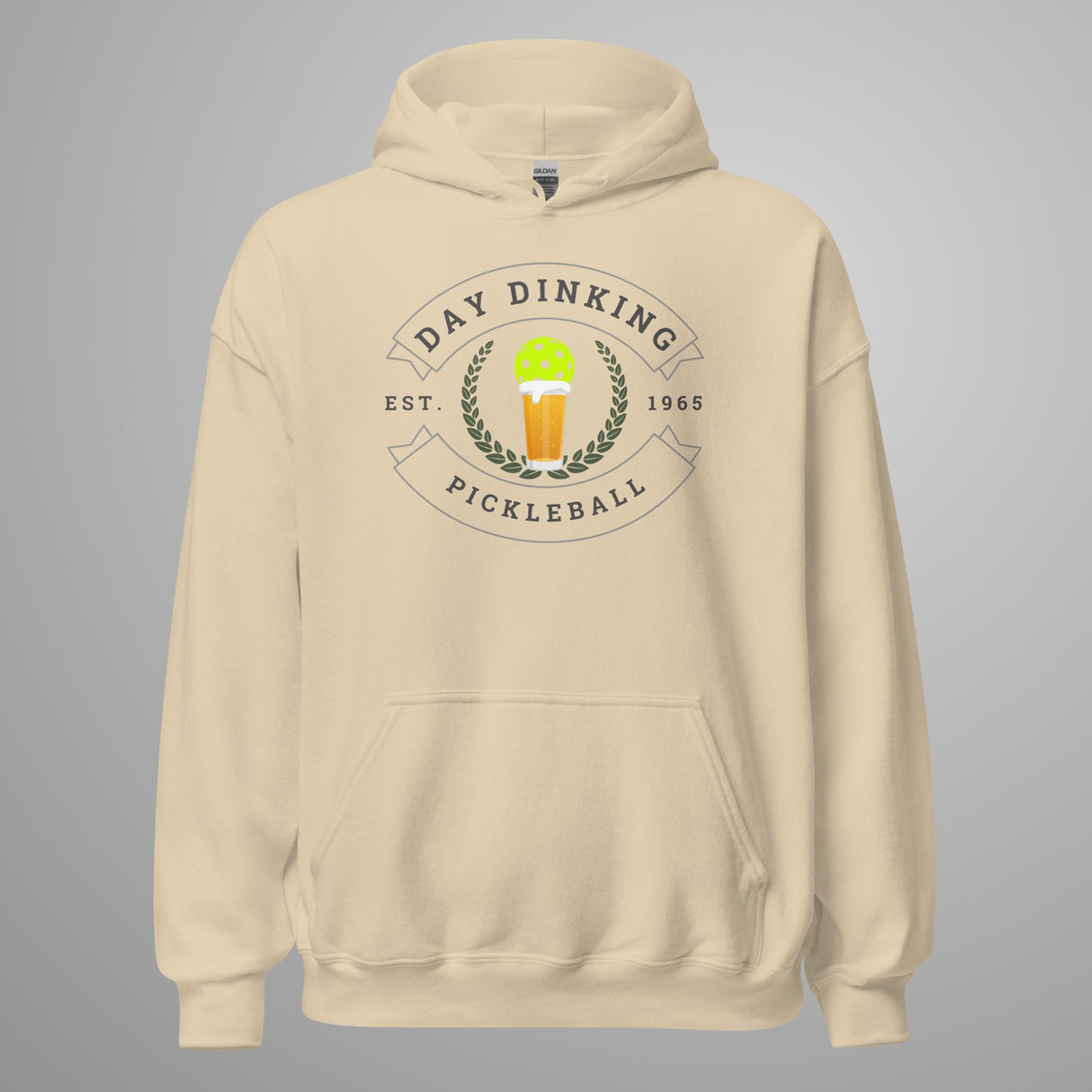 Day Dinking Beer Mug Pickleball Hoodie