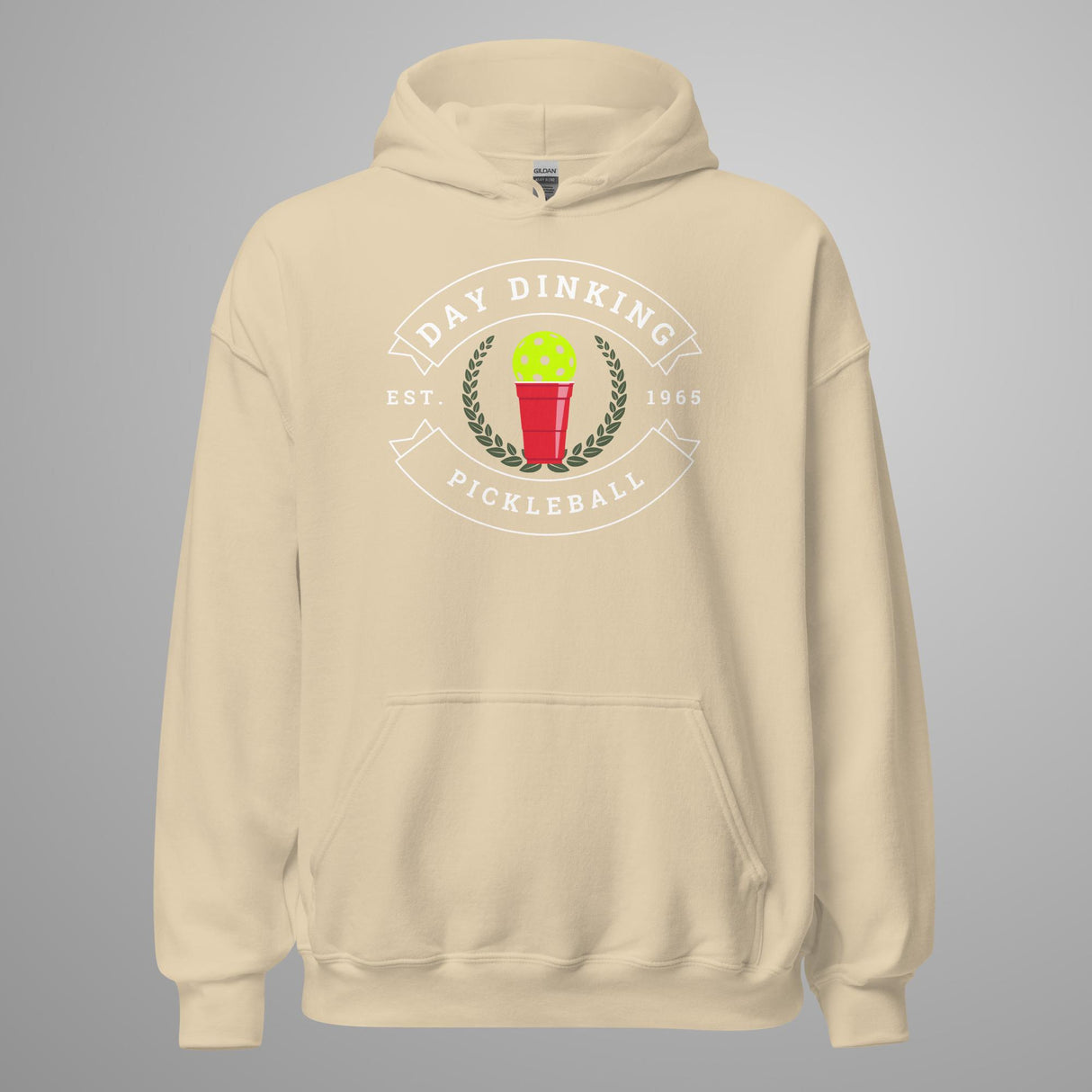 Day Dinking Solo Cup Pickleball Hoodie
