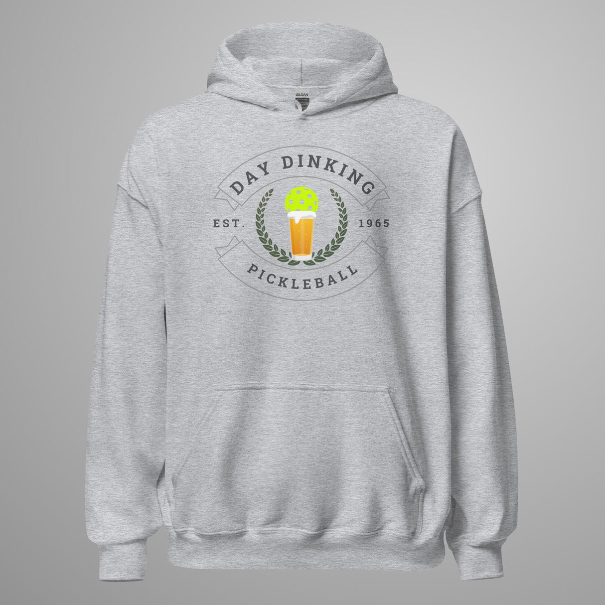 Day Dinking Beer Mug Pickleball Hoodie