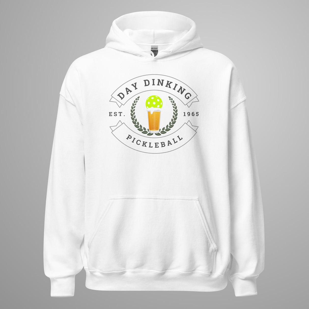 Day Dinking Beer Mug Pickleball Hoodie