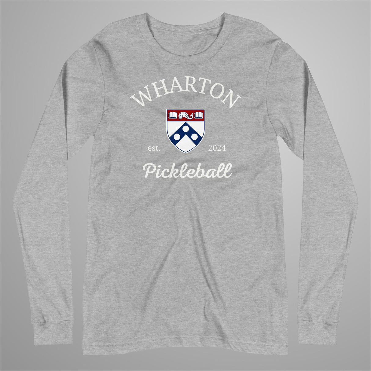 Wharton Pickleball Unisex Long Sleeve Tee