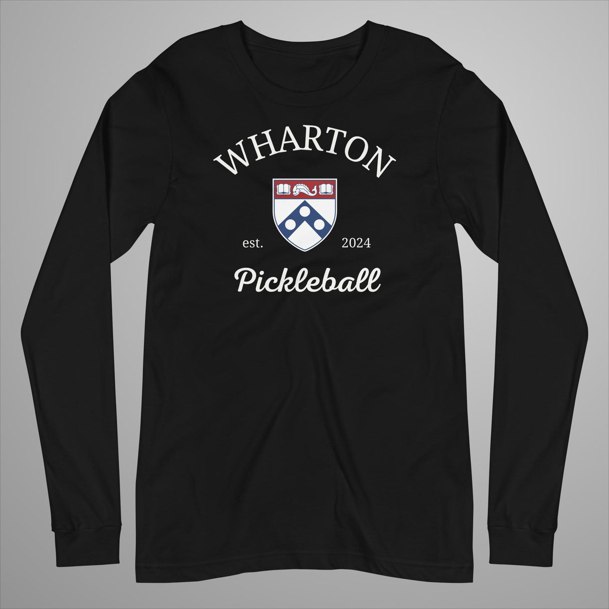 Wharton Pickleball Unisex Long Sleeve Tee