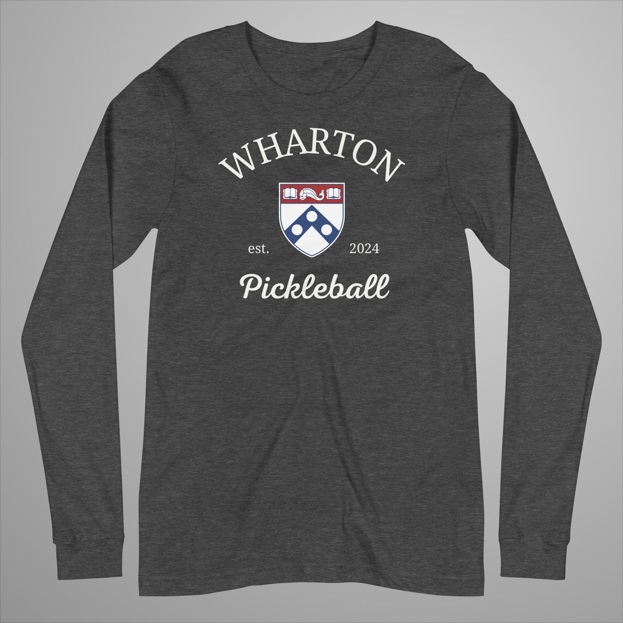 Wharton Pickleball Unisex Long Sleeve Tee