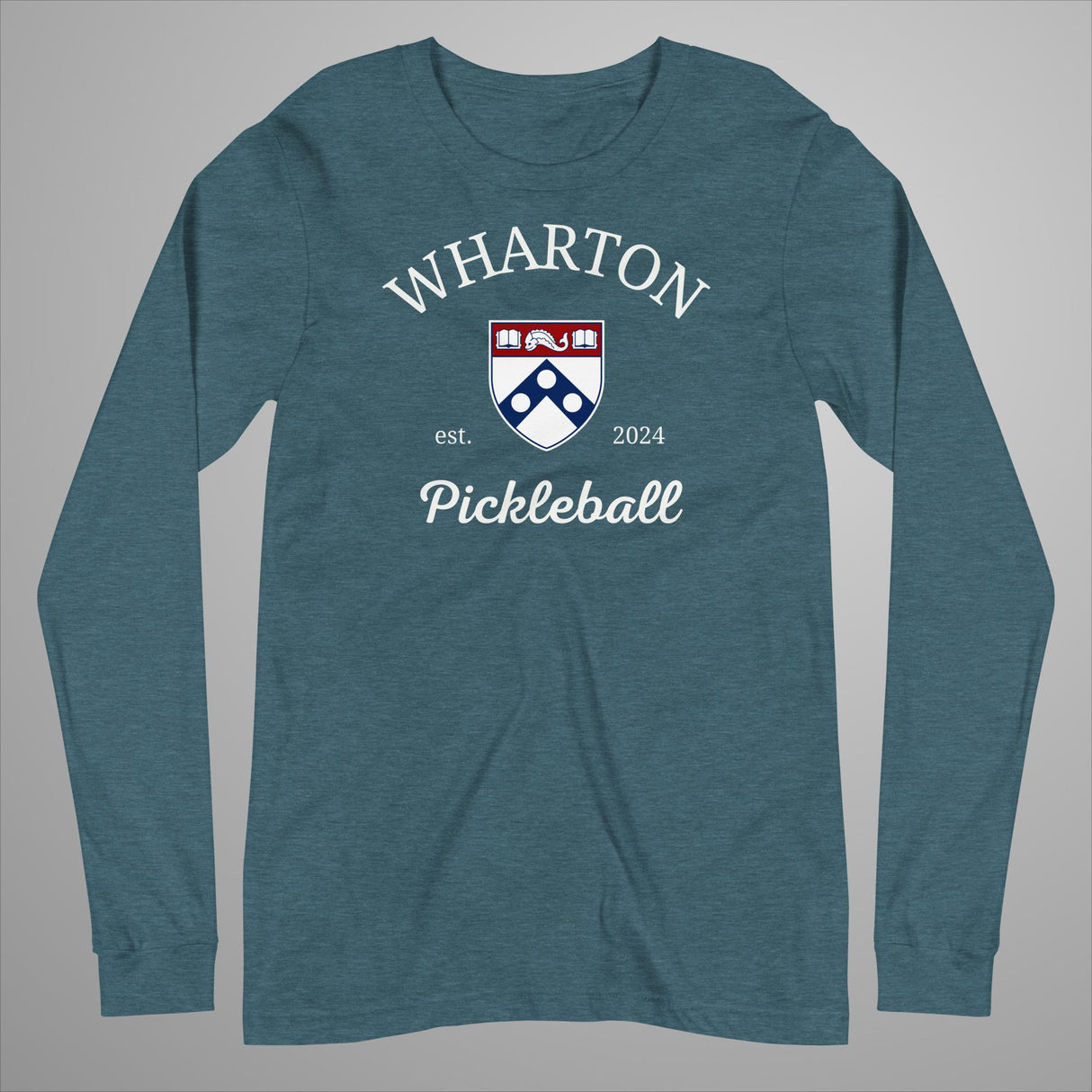 Wharton Pickleball Unisex Long Sleeve Tee