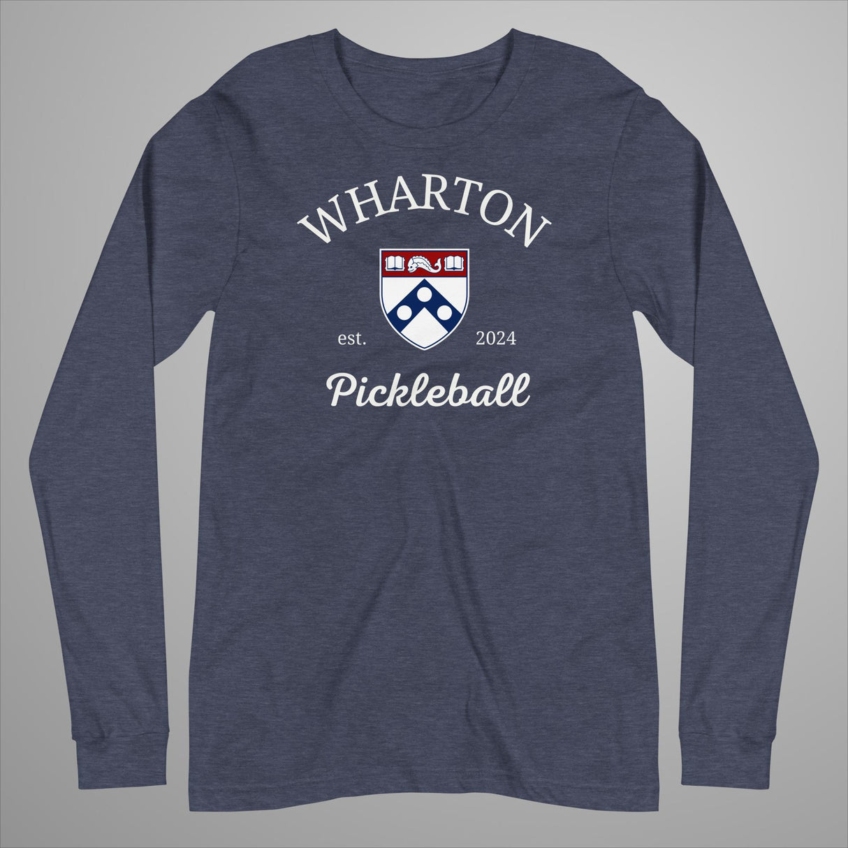Wharton Pickleball Unisex Long Sleeve Tee