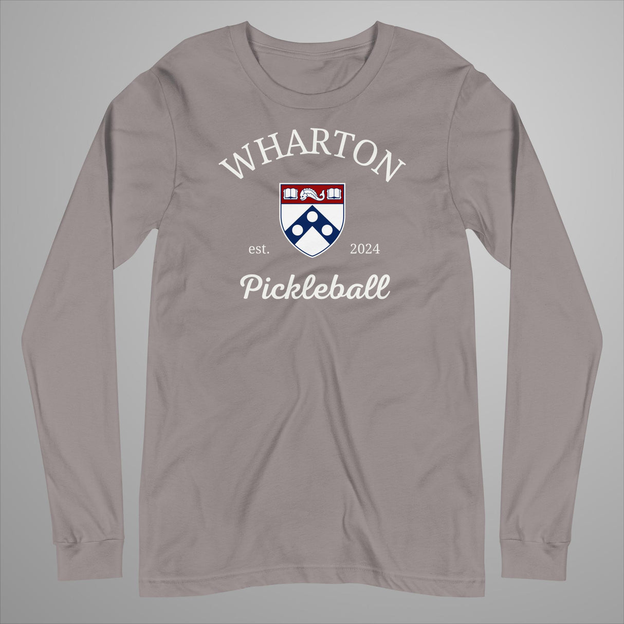 Wharton Pickleball Unisex Long Sleeve Tee