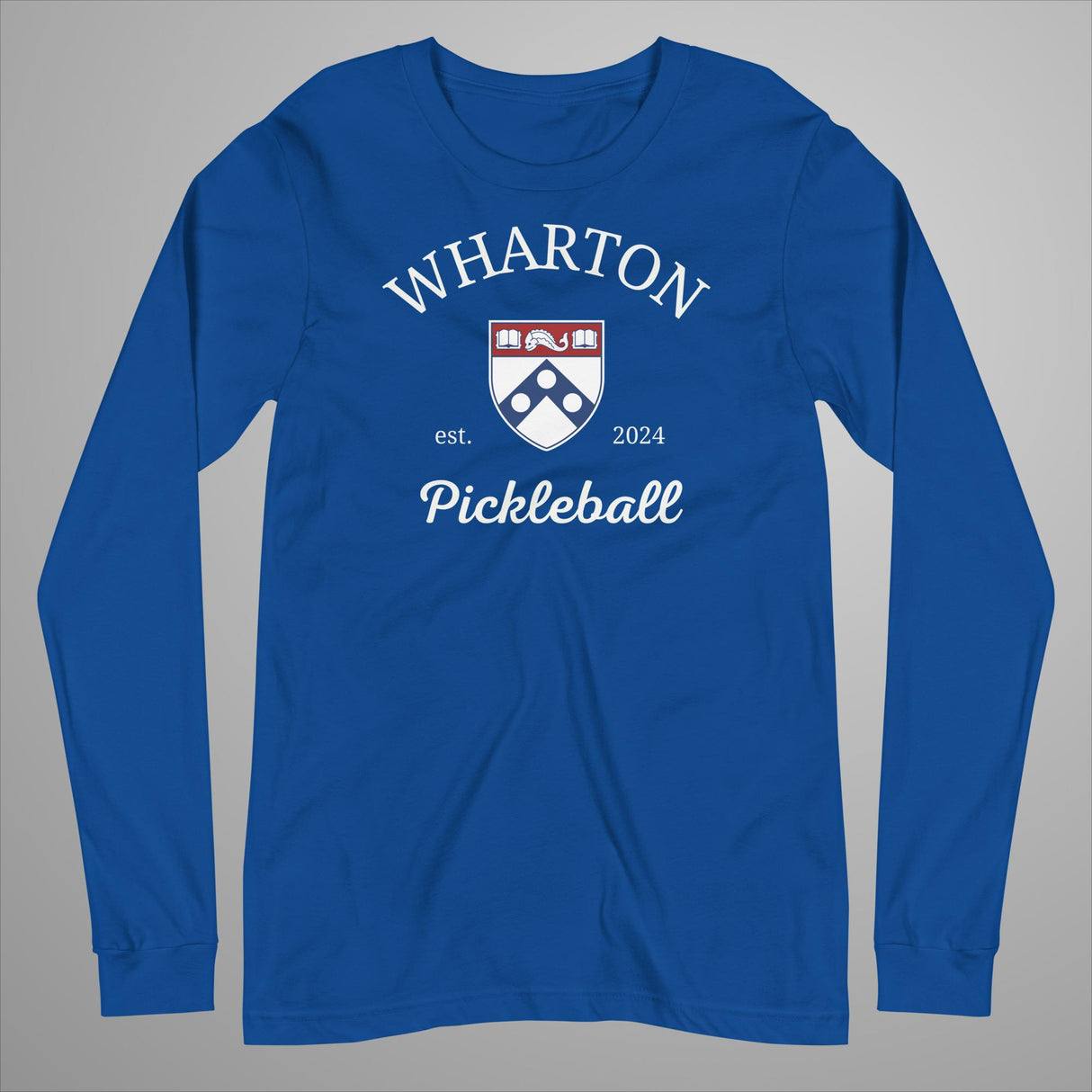Wharton Pickleball Unisex Long Sleeve Tee