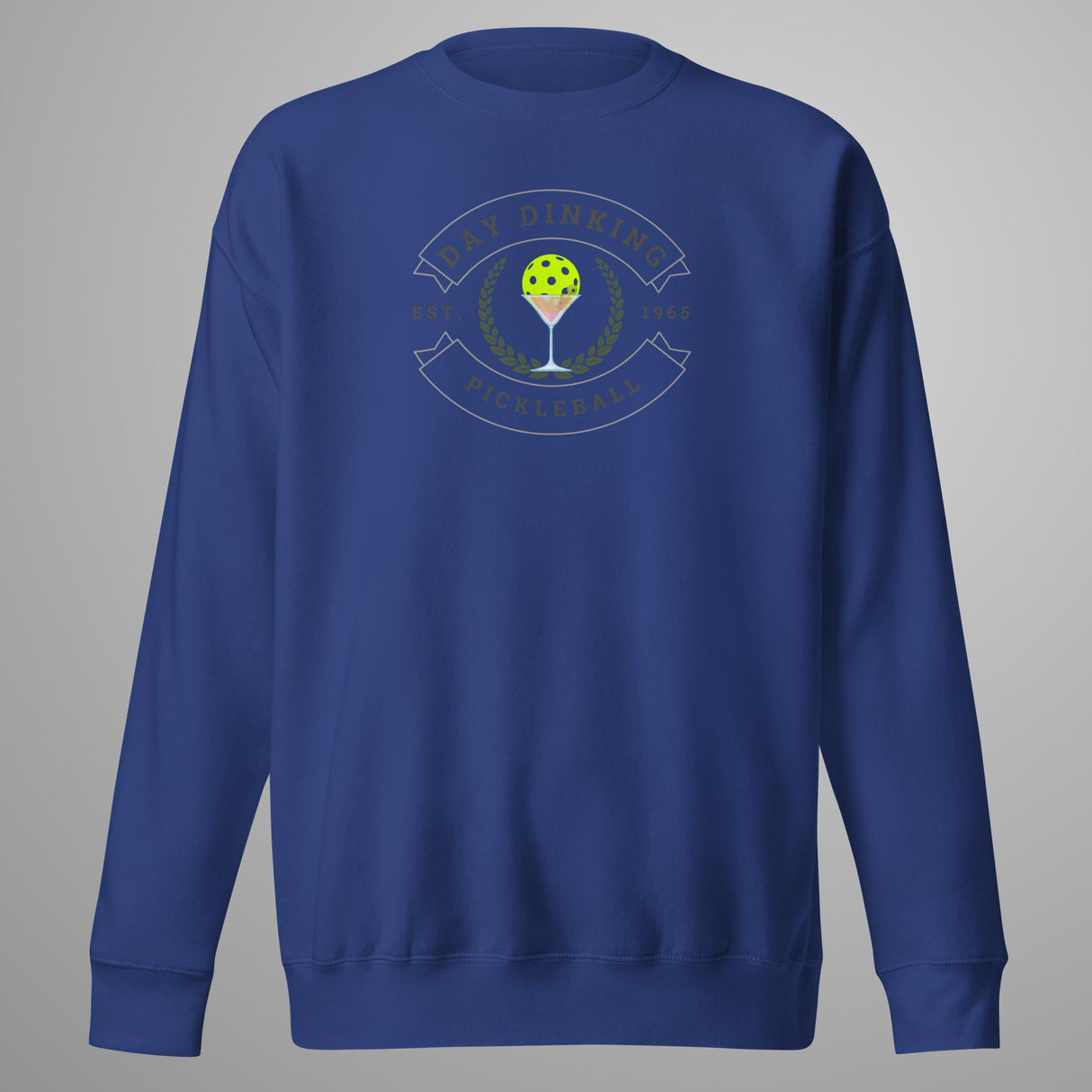 Day Dinking Martini Glass Pickleball Sweatshirt