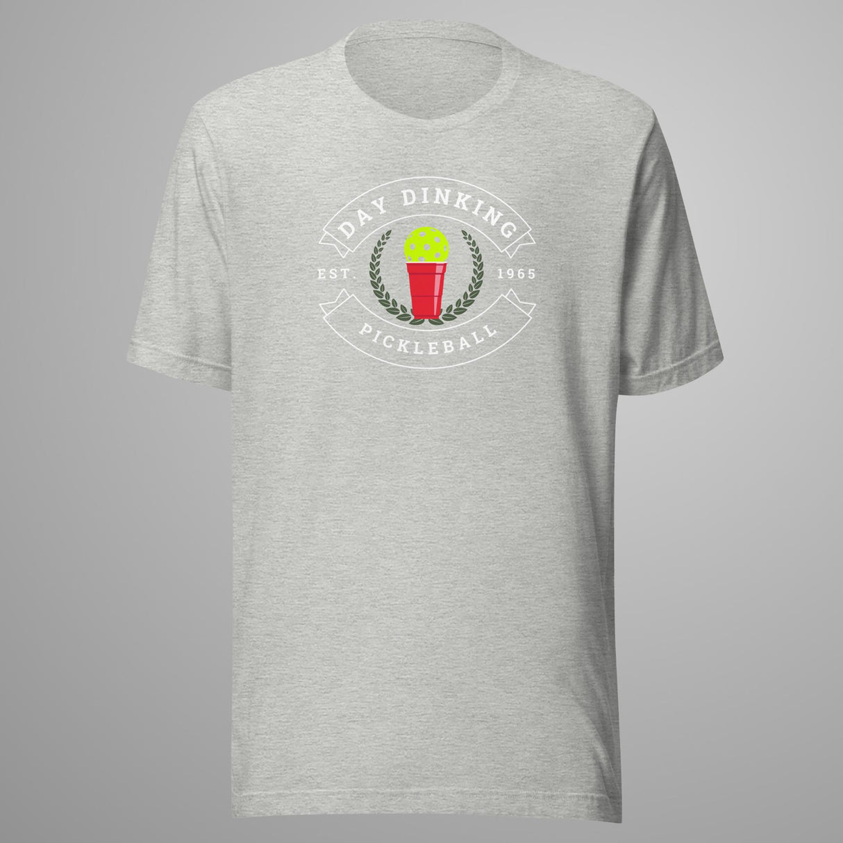Day Dinking Solo Cup (white Lettering) Pickleball T-Shirt
