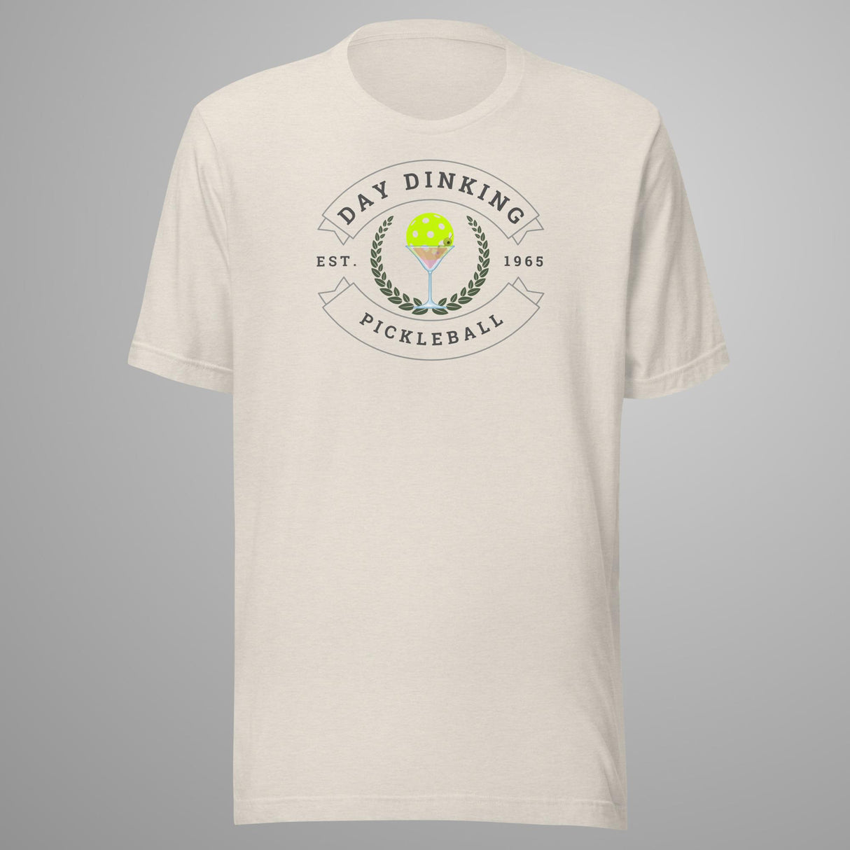 Martini Glass Day Dinking Pickleball T-Shirt