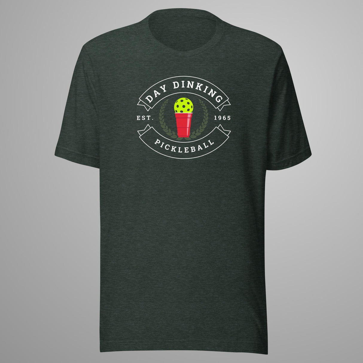 Day Dinking Solo Cup (white Lettering) Pickleball T-Shirt