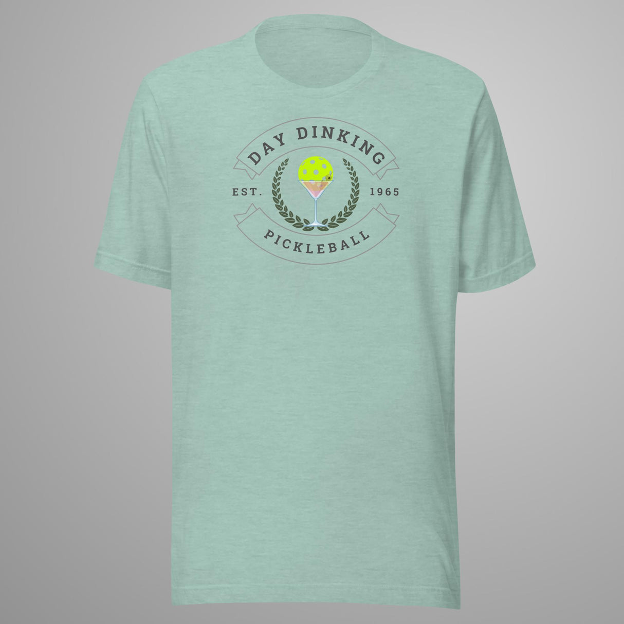 Martini Glass Day Dinking Pickleball T-Shirt