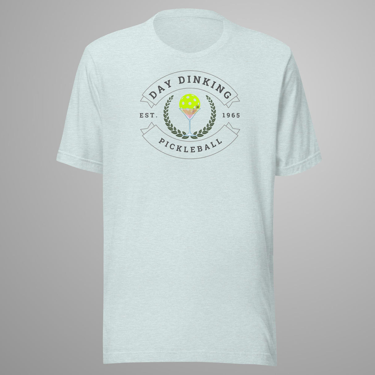 Martini Glass Day Dinking Pickleball T-Shirt