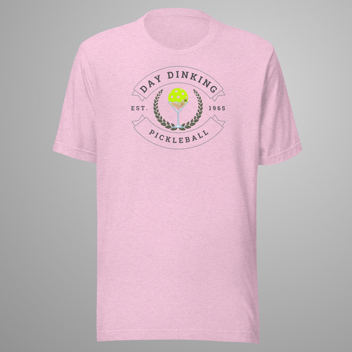 Martini Glass Day Dinking Pickleball T-Shirt