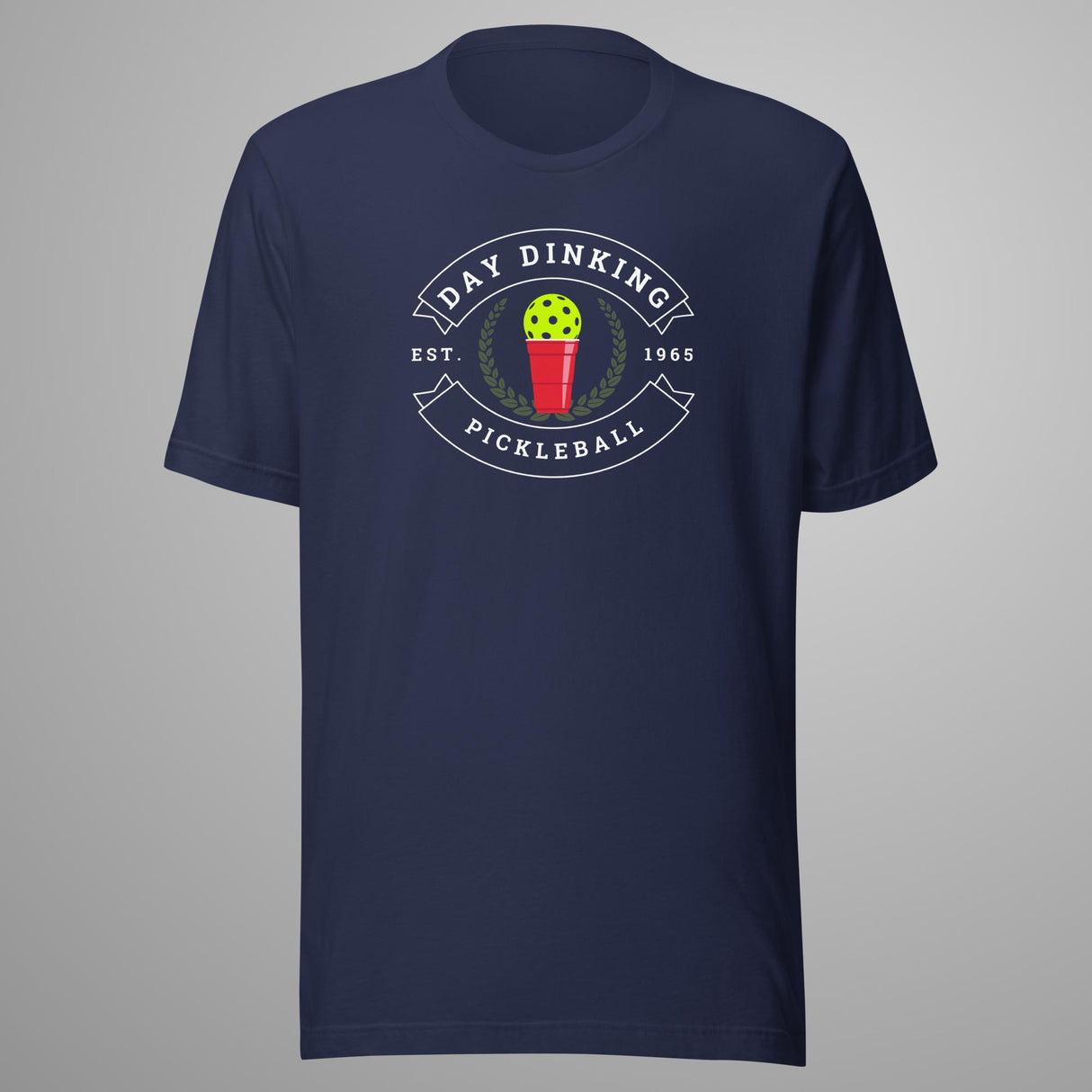 Day Dinking Solo Cup (white Lettering) Pickleball T-Shirt