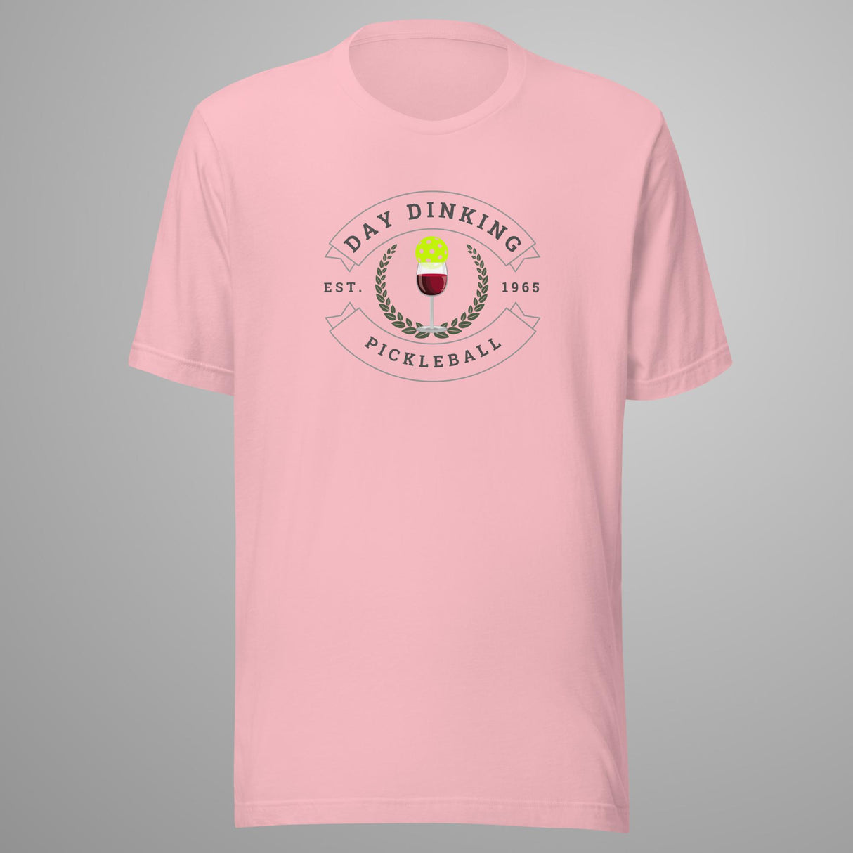 Day Dinking Wine Glass Pickleball Athletic T-Shirt