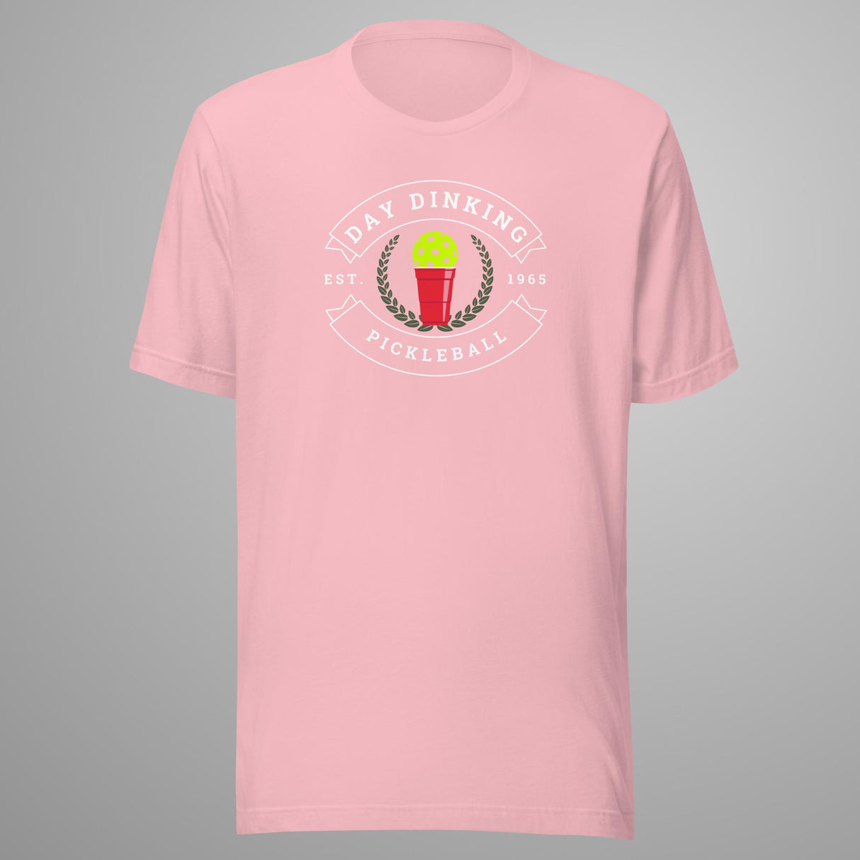 Day Dinking Solo Cup (white Lettering) Pickleball T-Shirt