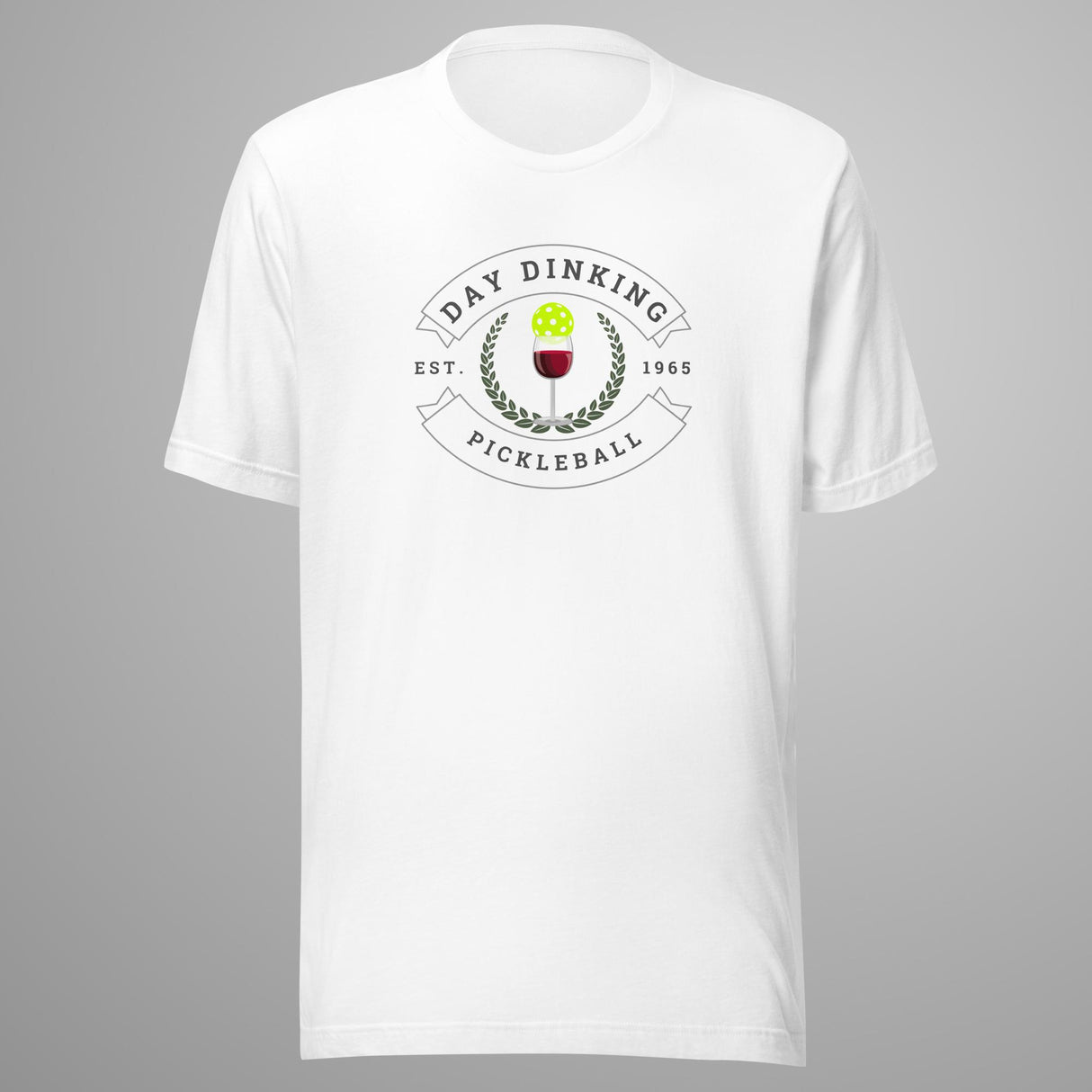 Day Dinking Wine Glass Pickleball Athletic T-Shirt