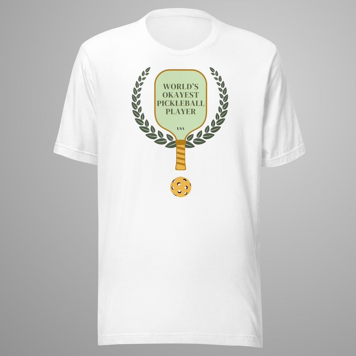 World's Okayest Pickleball T-Shirt