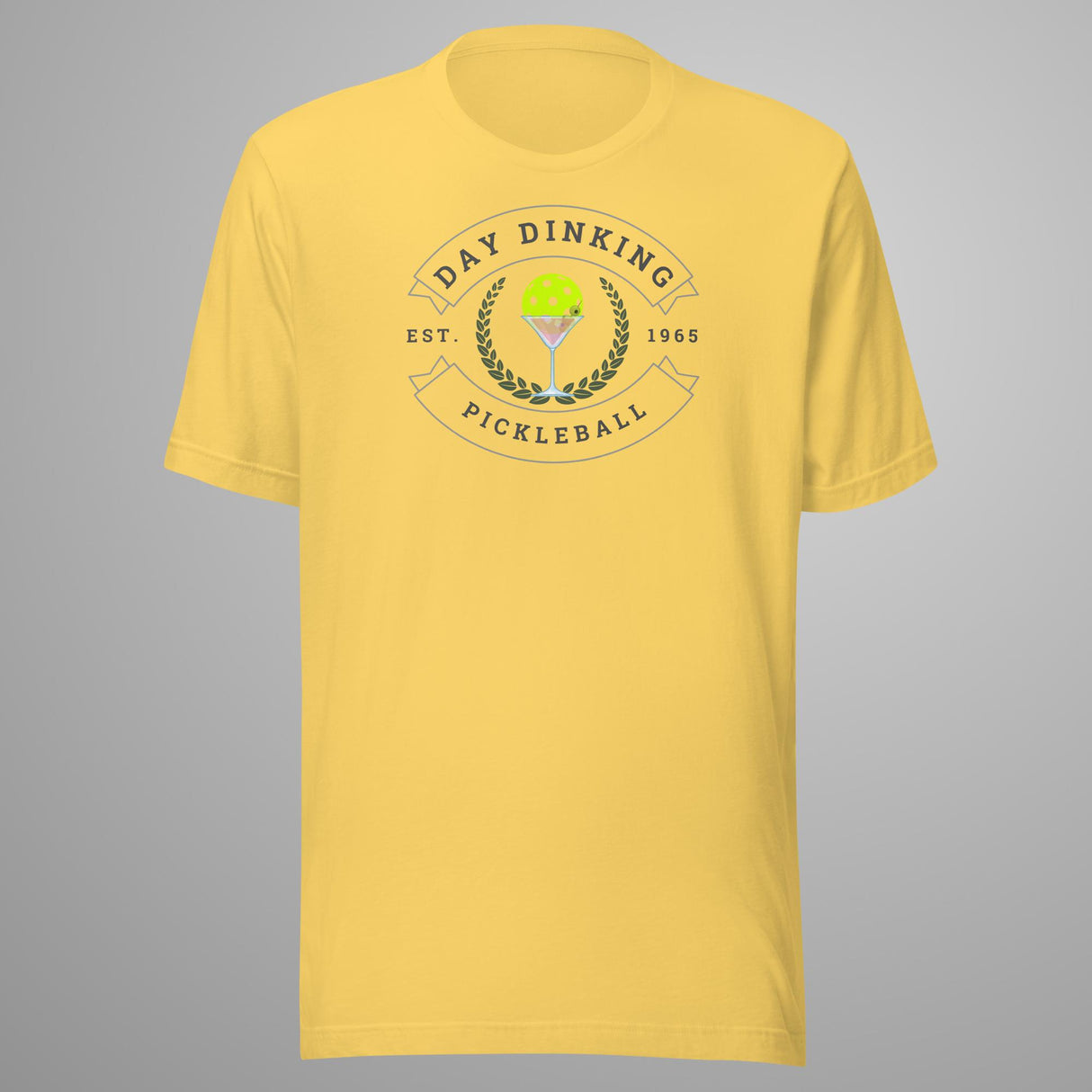 Martini Glass Day Dinking Pickleball T-Shirt