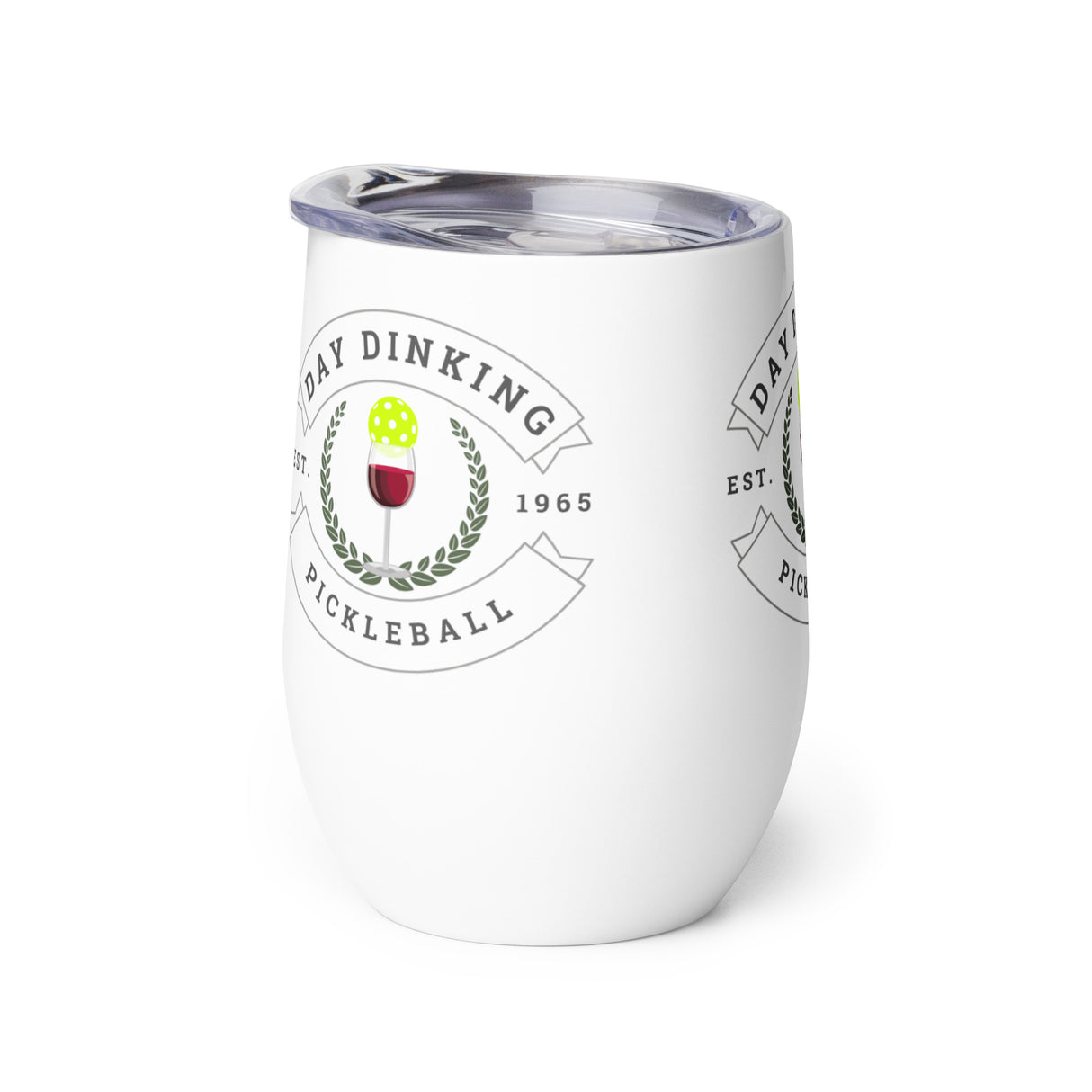Day Dinking Pickleball Wine Tumbler