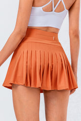 High Waist Pleated Active Pickleball Skirt