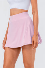 High Waist Pleated Active Pickleball Skirt