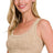 Sweet Spot Ribbed Scoop Tank Top in Ash Mocha