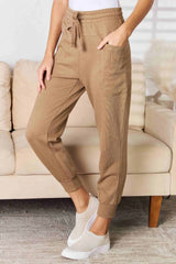 Rally Ready High-Rise Joggers in Mocha