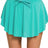Ruffle Rally Pocket Skirt in Turquoise